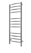 Полотенцесушитель электрический Terminus Классик П12 500х1250 электро, 4670078544476, ширина 50 см, высота 125 см, диммер справа, цвет нержавеющая сталь