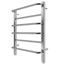 Полотенцесушитель электрический Terminus Евромикс квадро П6 500х650 электро, 4670078531230, ширина 50 см, высота 65 см, диммер справа, цвет нержавеющая сталь