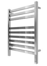 Полотенцесушитель электрический Terminus Ното П9 500х700 электро, 4670078526960, ширина 50 см, высота 70 см, диммер справа, цвет нержавеющая сталь