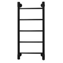 Полотенцесушитель электрический Energy H2 EETR0000H28540R905M, ширина 40 см, высота 85 см, кнопка справа, цвет черный матовый