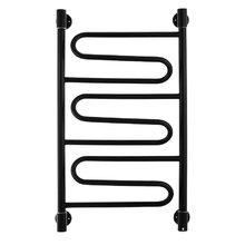 Полотенцесушитель электрический Energy Bravo2 EETRBRAVO28550R905M, ширина 50 см, высота 85 см, кнопка справа, цвет черный матовый