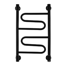 Полотенцесушитель электрический Energy Bravo2 EETRBRAVO26540R903M, ширина 40 см, высота 65 см, кнопка справа, цвет черный матовый