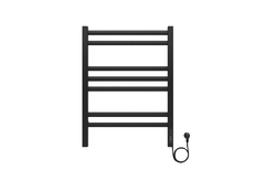 Полотенцесушитель электрический Aquatek Поларис П7, 50 х 70, ширина 50 см, высота 70 см, диммер справа, цвет черный муар, AQ EL KO0770BL