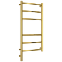 Полотенцесушитель электрический Сунержа Галант 3.0, высота 80 см, ширина 40 см, диммер слева/справа, цвет золото, 03-5800-8040/03-5801-8040