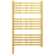 Полотенцесушитель электрический Сунержа Модус 3.0, высота 80 см, ширина 50 см, диммер слева, цвет золото, 03-5700-8050