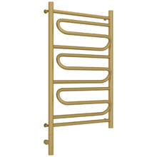 Полотенцесушитель электрический Сунержа Элегия 3.0, высота 80 см, ширина 50 см, диммер слева/справа, цвет матовое золото, 032-5818-8050/032-5819-8050