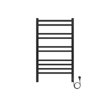 Полотенцесушитель электрический Aquatek Альтаир П10, 50/90, ширина 50 см, высота 90 см, диммер справа, черный муар, AQ EL KP1090BL