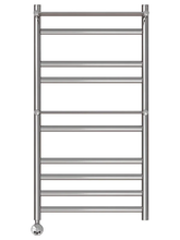 Полотенцесушитель электрический Point Артемида П8, ширина 50 см, высота 100 см, с двумя полками, хром, PN14150PE