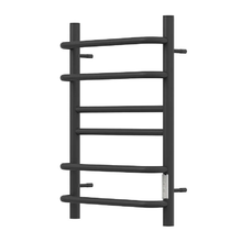 Полотенцесушитель электрический Point Сатурн, П6, ширина 40 см, высота 60 см, диммер справа, черный, PN90846B