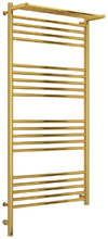 Полотенцесушитель электрический Сунержа Богема 3.0 1200 x 600 с полкой, ширина 63.2 см, высота 132.4 см, золото, L/R