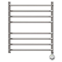 Полотенцесушитель электрический Point Серия 09, П7, ширина 50 см, высота 60 см, ТЭН слева/справа, с полкой, хром, PN09156SPE