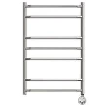 Полотенцесушитель электрический Point Серия 07, П7, ширина 50 см, высота 80 см, ТЭН слева/справа, хром, PN07158E