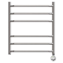 Полотенцесушитель электрический Point Серия 07, П6, ширина 50 см, высота 60 см, ТЭН слева/справа, хром, PN07156E