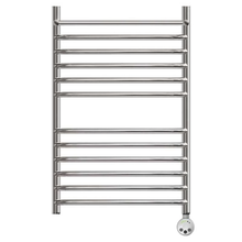 Полотенцесушитель электрический Point Серия 05, П11, ширина 50 см, высота 80 см, ТЭН слева/справа, с полкой, хром, PN05158SPE