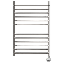 Полотенцесушитель электрический Point Серия 05, П11, ширина 40 см, высота 80 см, ТЭН слева/справа, с полкой, хром, PN05148SPE