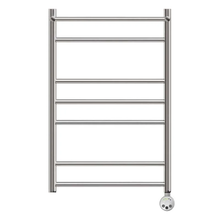 Полотенцесушитель электрический Point Серия 10, П6, ширина 50 см, высота 80 см, ТЭН слева/справа, с полкой, хром, PN10158PE