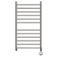 Полотенцесушитель электрический Point Серия 10, П11, ширина 50 см, высота 80 см, ТЭН слева/справа, с полкой, хром, PN10158SPE