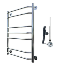 Полотенцесушитель электрический Тругор Браво эл ТЭН 3 80 x 30 (ЛЦ4), ширина 35.4 см, высота 80 см, хром