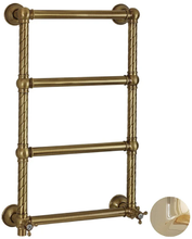 Полотенцесушитель Migliore Edera DX ML.EDR-EL.101, 41 x 75 см электрический, золото, провод справа