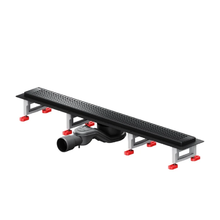 Дренажный канал Am.Pm MasterFlow W01SC-P11-070-01BM, 70 см, с решеткой, цвет черный матовый