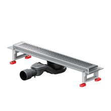 Дренажный канал Am.Pm MasterFlow W01SC-P11-050-01SB, 50 см, с решеткой, цвет стальной матовый