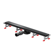 Дренажный канал Am.Pm MasterFlow W01SC-P11-080-01BM, 80 см, с решеткой, цвет черный матовый