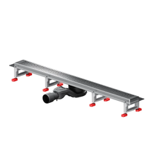 Дренажный канал Am.Pm MasterFlow W01SC-P11-080-01SB, 80 см, с решеткой, цвет стальной матовый