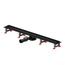 Дренажный канал Am.Pm MasterFlow W01SC-U11-090-04BM, 90 см, с решеткой, цвет черный матовый