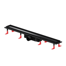 Дренажный канал Am.Pm PrimeFlow W02SC-U11-080-04BM, 80 см, под плитку, цвет черный матовый