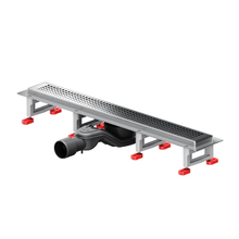 Дренажный канал Am.Pm MasterFlow W01SC-P11-060-01SB, 60 см, с решеткой, цвет стальной матовый