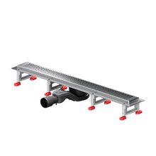 Дренажный канал Am.Pm MasterFlow W01SC-P11-070-01SB, 70 см, с решеткой, цвет стальной матовый