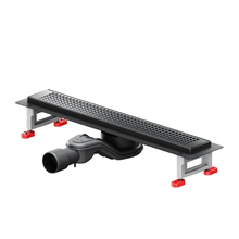 Дренажный канал Am.Pm MasterFlow W01SC-P11-050-01BM, 50 см, с решеткой, цвет черный матовый