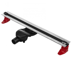 Душевой лоток Berges Super Slim 800, выпуск горизонтальный, черный матовый, 095154