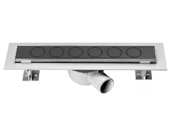 Душевой лоток Vincea Optima SAY.601.80.B.M.S.NSNGH, 80 см, черный матовый