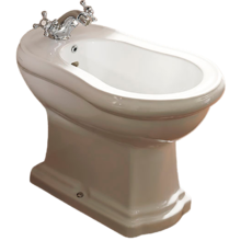 Биде напольное Kerasan Retro 102001*1, цвет белый