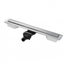 Душевой лоток Berges C1 Norma 900 090140, выпуск горизонтальный, решетка матовый хром