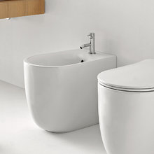 Биде напольное Kerasan Nolita 532030*1 с креплениями WB5N, цвет белый матовый