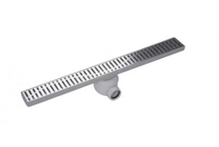 Душевой канал ACO Showerdrain 405724 68.9 x 10.5 см с решеткой, серый
