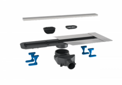 Дренажный канал Bettoserb Drain Frameless 550, решетка под плитку/хром матовый, 13701230