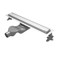 Дренажный канал Boheme Premium Linear, 60 см, в комплекте с решеткой под плитку, цвет хром, 982-60-CR