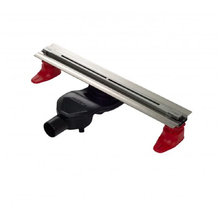 Душевой лоток Berges Super line 550 090180, выпуск горизонтальный, решетка матовый хром