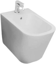 Биде Kerasan Tribeca 512001 55 напольное, c креплением WB5N, белый глянцевый