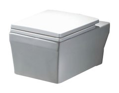 Подвесной безободковый унитаз Azario Trend AZ-2133, крышка микролифт, белый