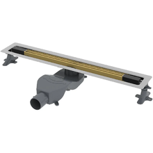 Дренажный канал Boheme B&T Infinity, 80 см, цвет матовое золото, 981-80-MG