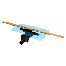 Душевой лоток Berges Simpel 1000 092113 сифон боковой, решетка золото глянец