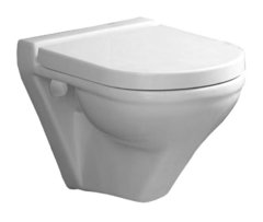 Подвесной безободковый унитаз Azario Trend AZ-2047, крышка микролифт, белый