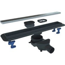 Дренажный канал BelBagno Luce BB-LD-LUCE-60-CR, 60 см, с решеткой под плитку, цвет хром