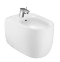 Биде Roca Beyond 3570B8000 напольное c отверстиями под крышку