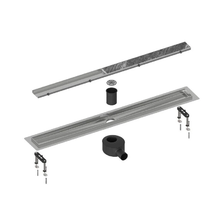 Дренажный канал Timo Drain System DS230207/00, 70 см, с двусторонней панелью plate под плитку, хром