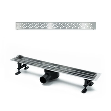 Дренажный канал Timo Drain Protect DP20700-DR20700, 70 см, с перфорированной решеткой DR20, сатин